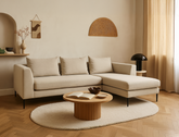 Natalia Right Facing L-Shape Sofa (Chaise 95)
